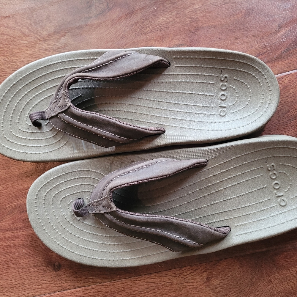 Crocs flip flops